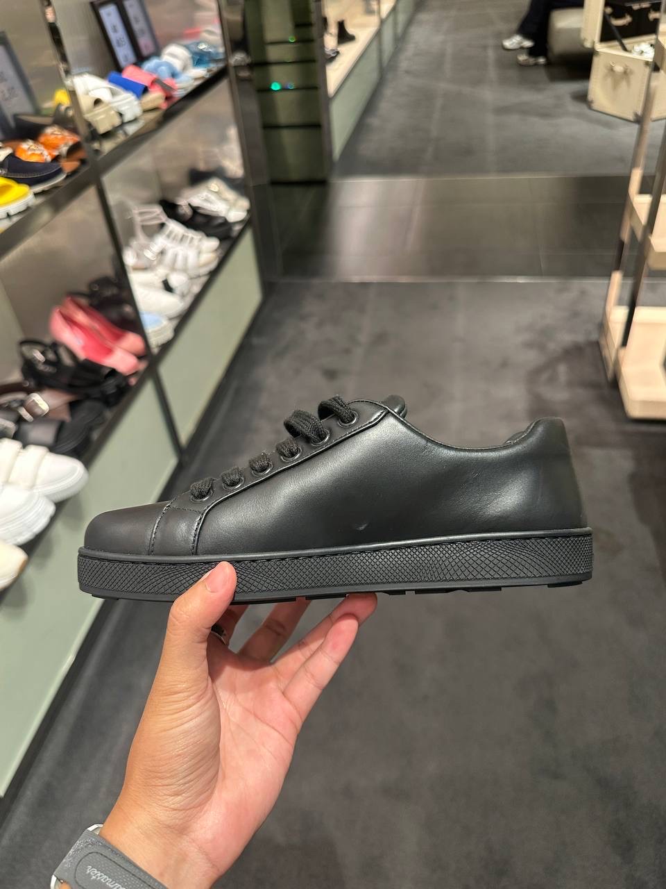 PRADA Sneakers side view - Women luxury Shoes