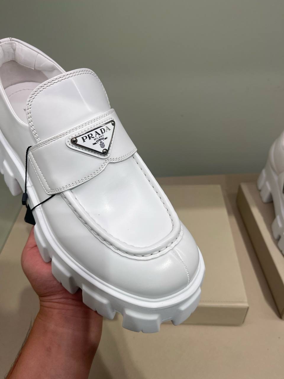 PRADA Sneakers side view - Women luxury Shoes