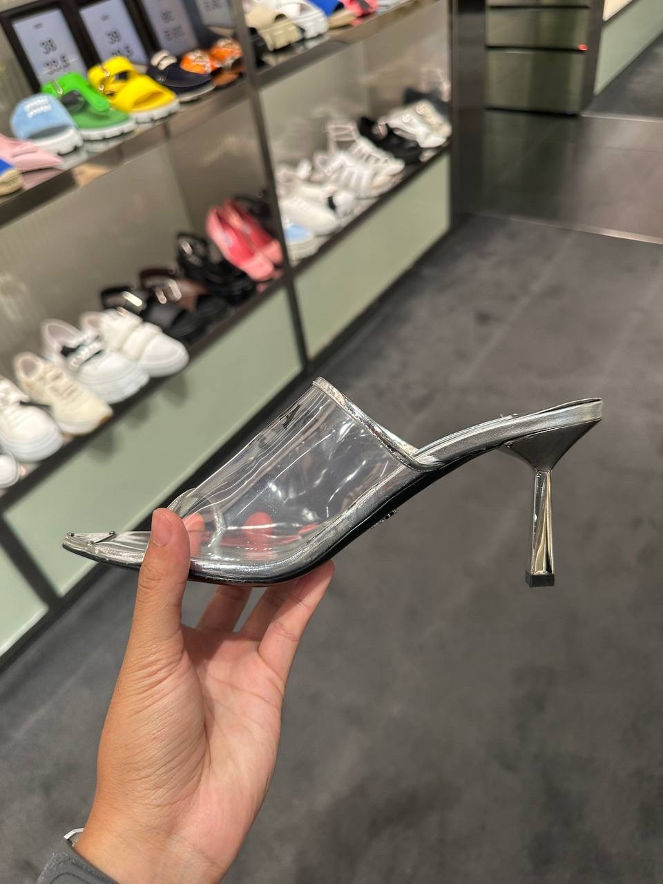 PRADA Sandals side view - Women luxury Shoes