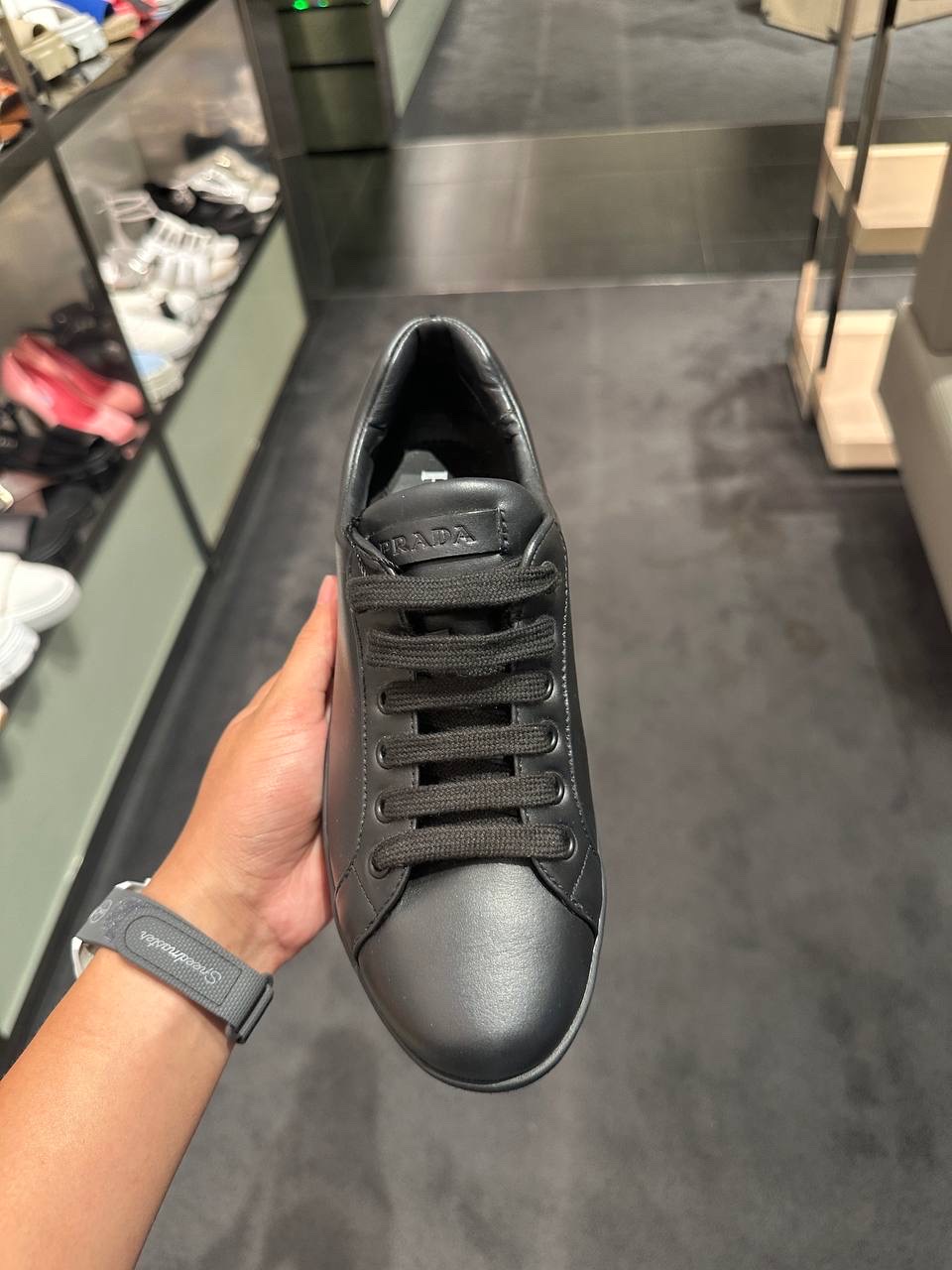 PRADA Sneakers side view - Women luxury Shoes