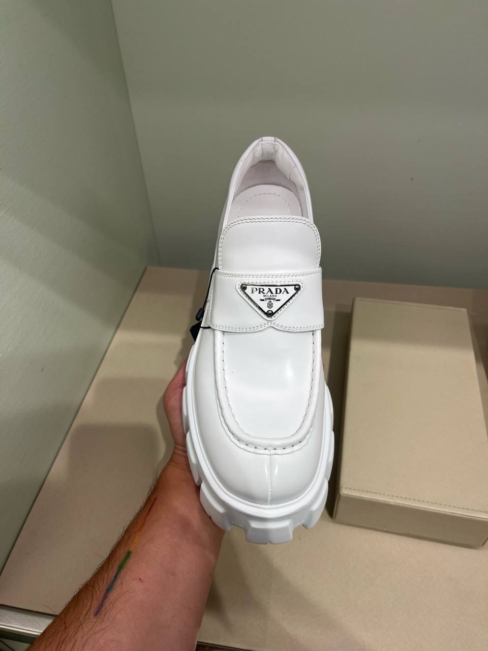 PRADA Sneakers side view - Women luxury Shoes