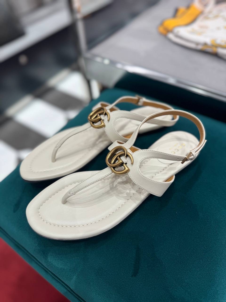 GUCCI Slides side view - Women's luxury Shoes