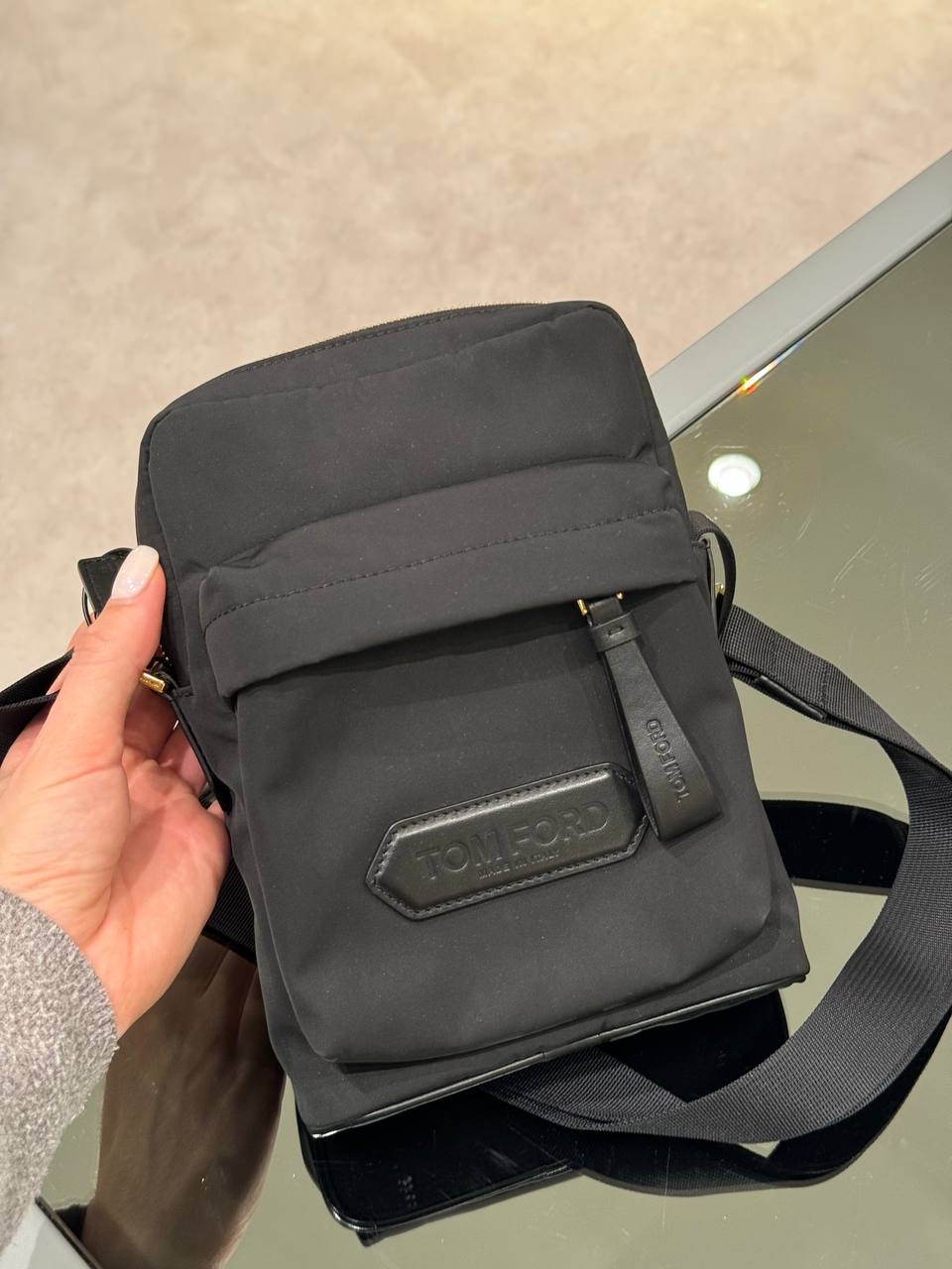 TOM FORD Messenger bags front view - Men's luxury Bags