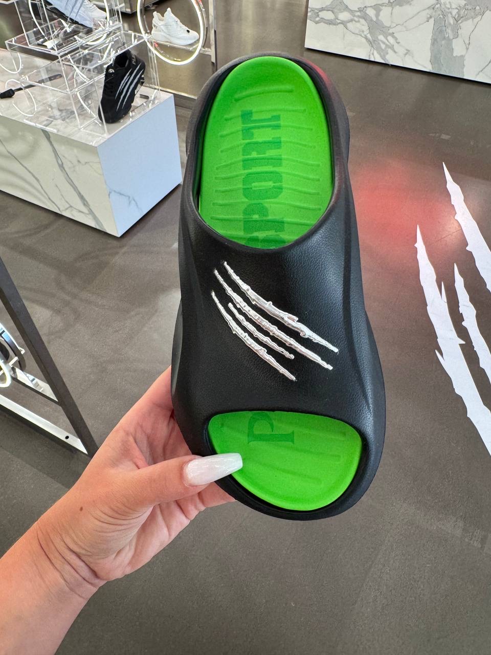 PLEIN SPORT Slides side view - Women's luxury Shoes