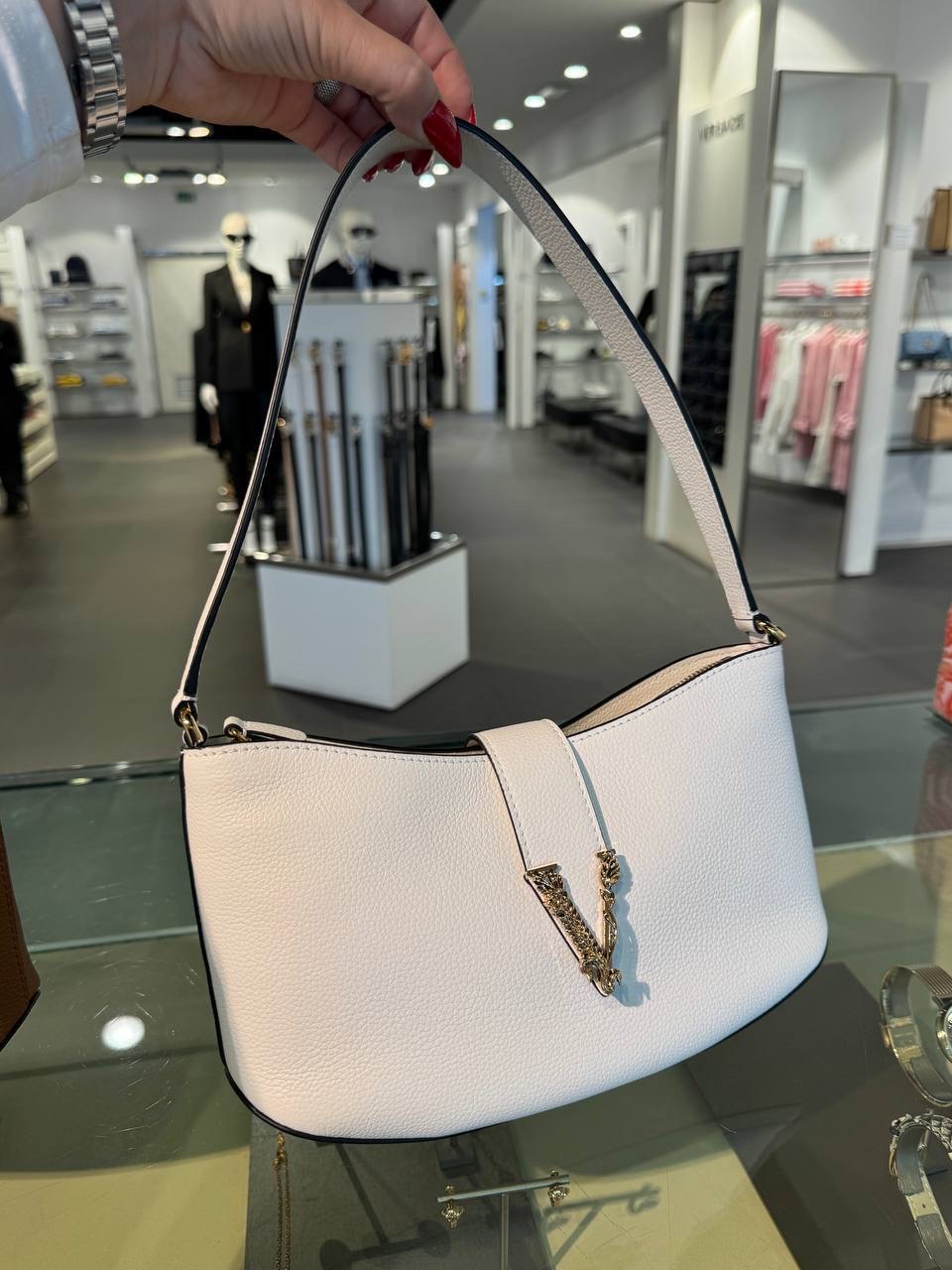 VERSACE Shoulder bags side view - Women's luxury Bags