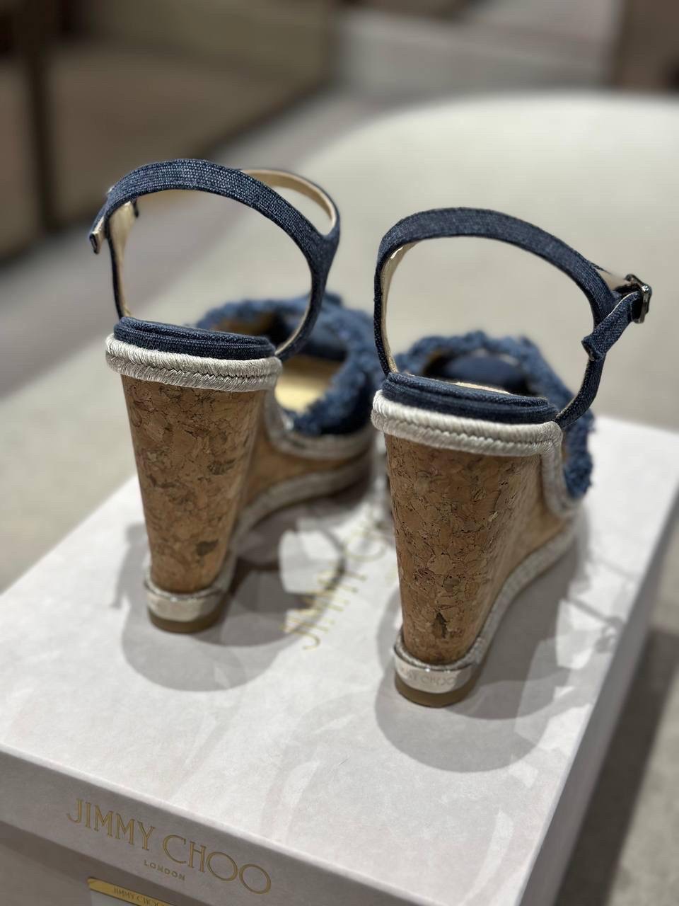 JIMMY CHOO Sandals side view - Women's luxury Shoes