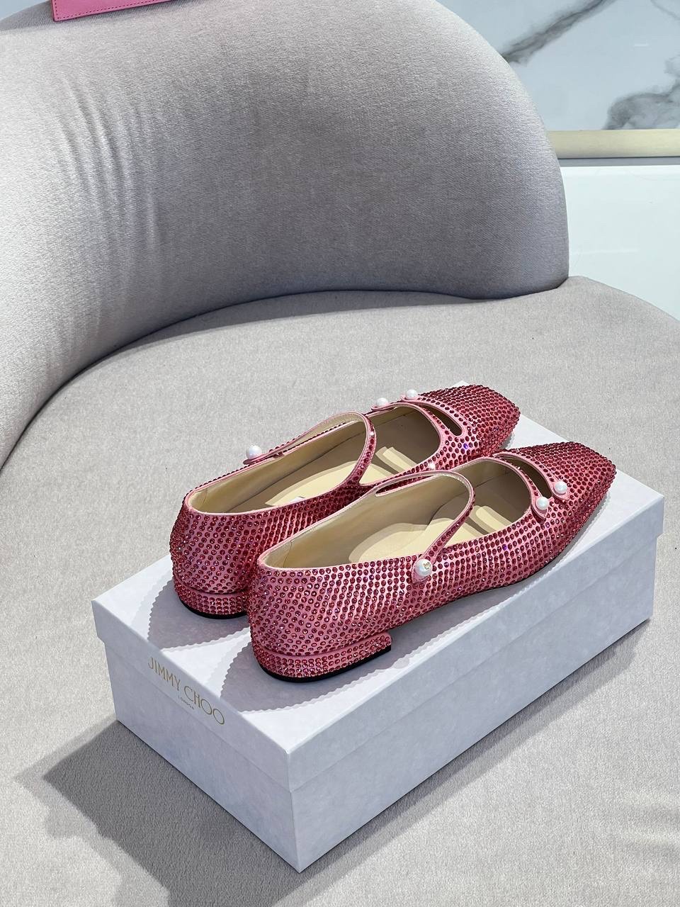 JIMMY CHOO Ballerinas side view - Women's luxury Shoes
