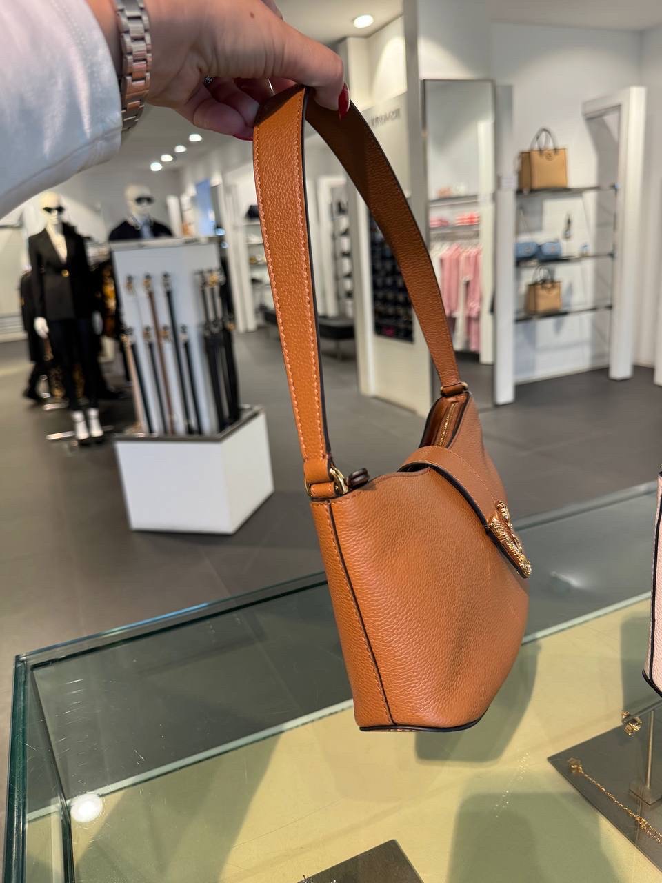 VERSACE Shoulder bags side view - Women's luxury Bags