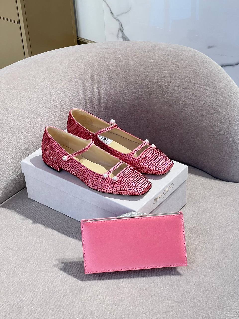 JIMMY CHOO Ballerinas side view - Women's luxury Shoes