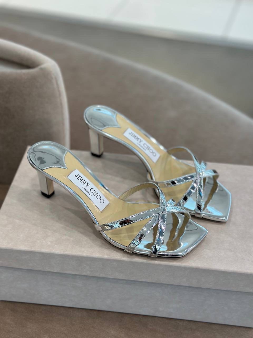 JIMMY CHOO Sandals front view - Women's luxury Shoes