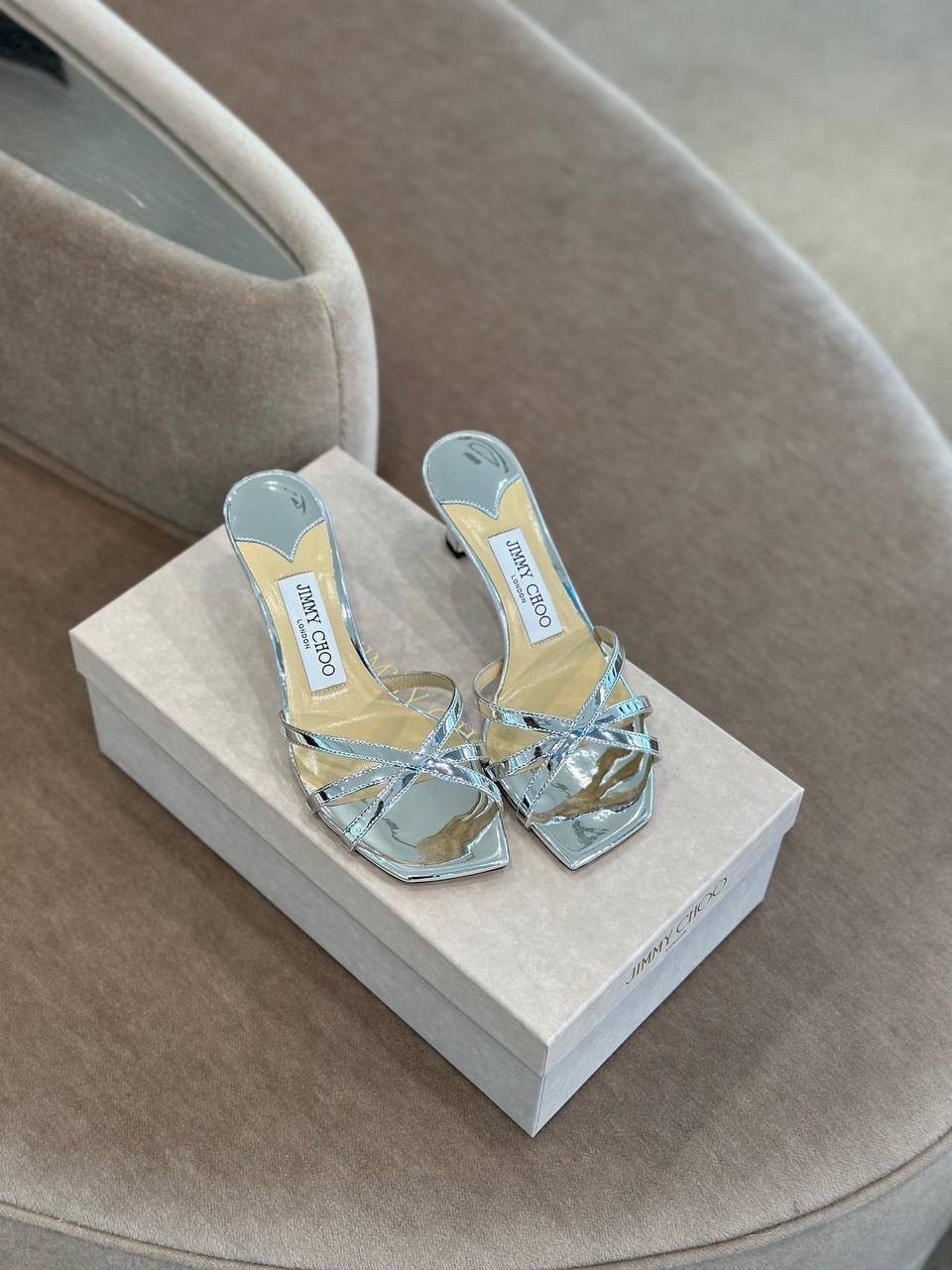 JIMMY CHOO Sandals side view - Women's luxury Shoes