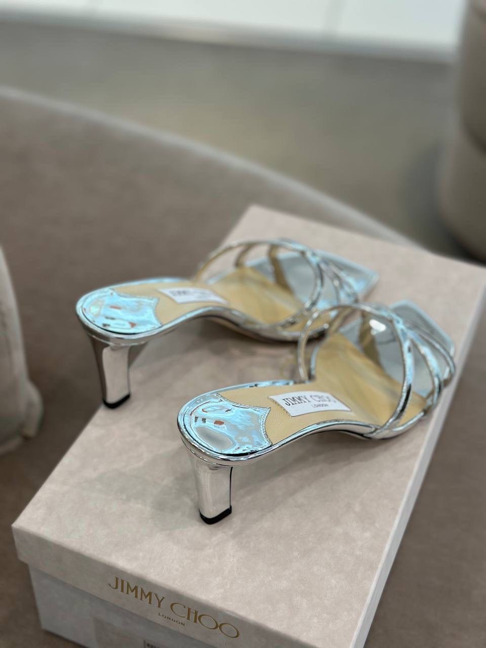 JIMMY CHOO Sandals side view - Women's luxury Shoes