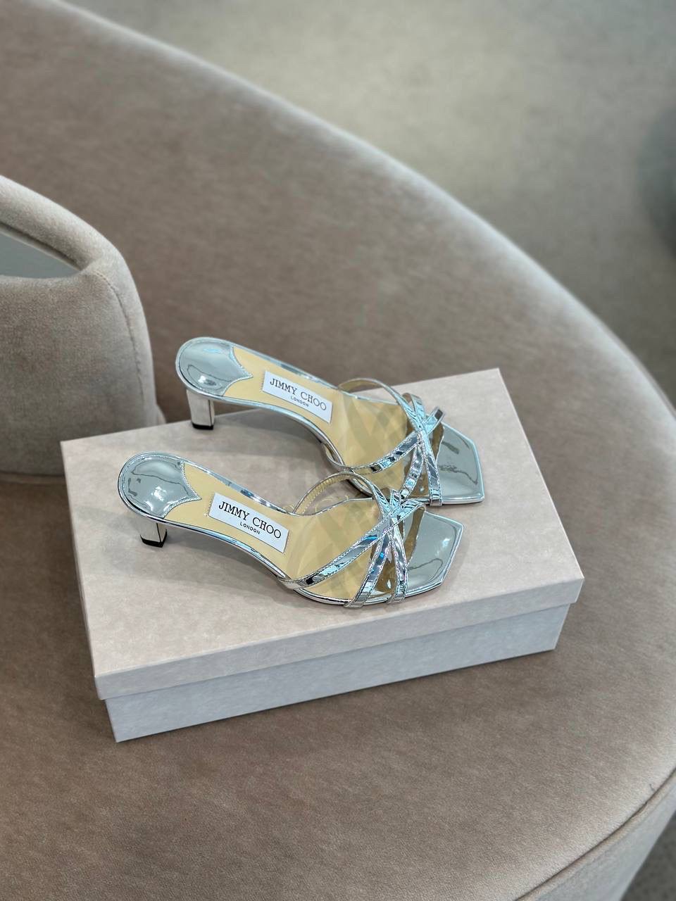 JIMMY CHOO Sandals side view - Women's luxury Shoes