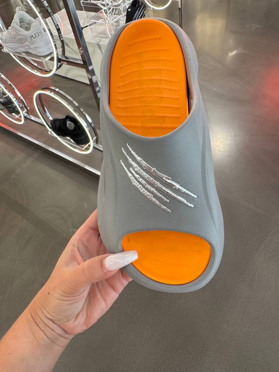 PLEIN SPORT Slides side view - Women's luxury Shoes