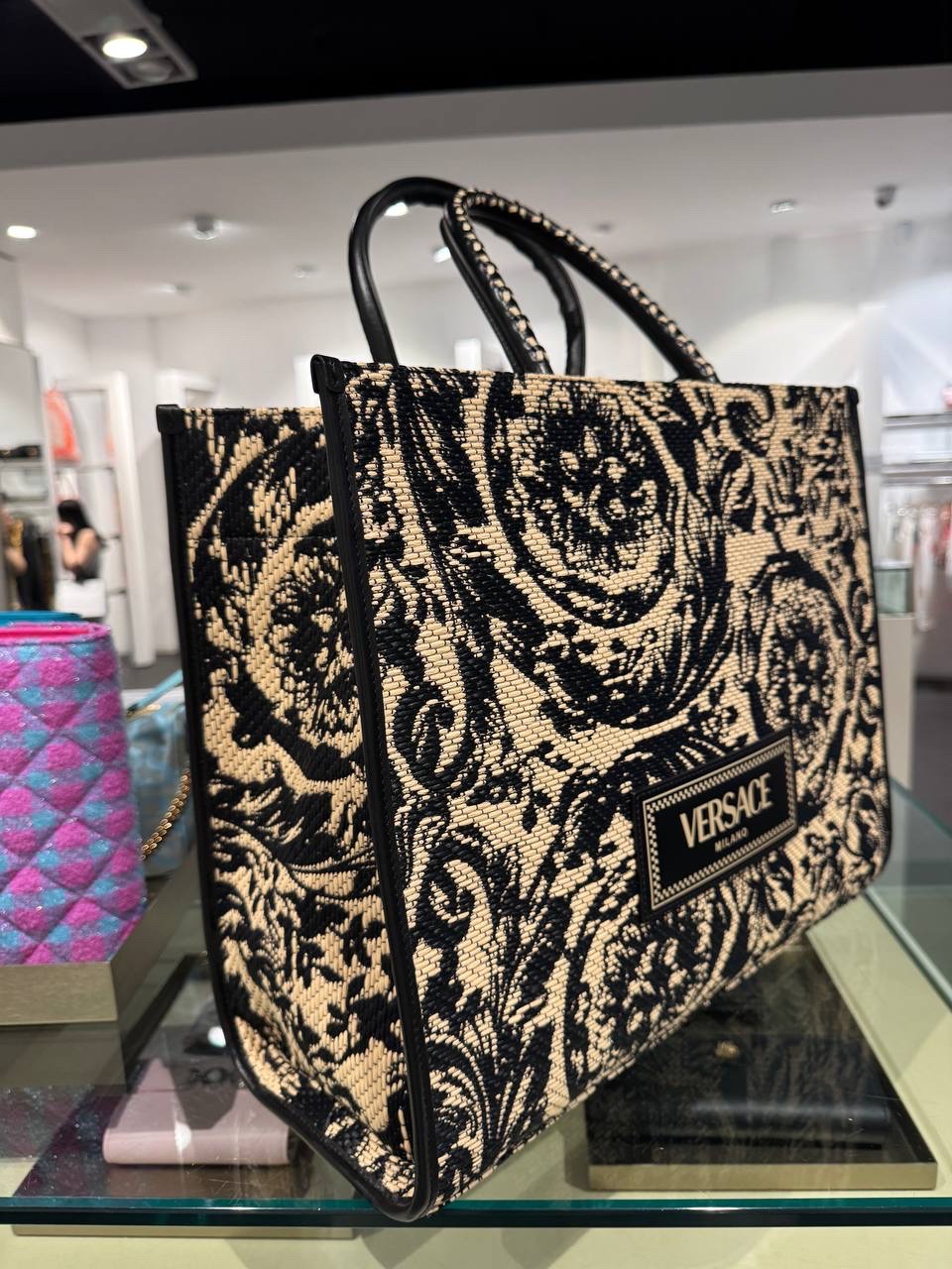 VERSACE Totes side view - Women's luxury Bags