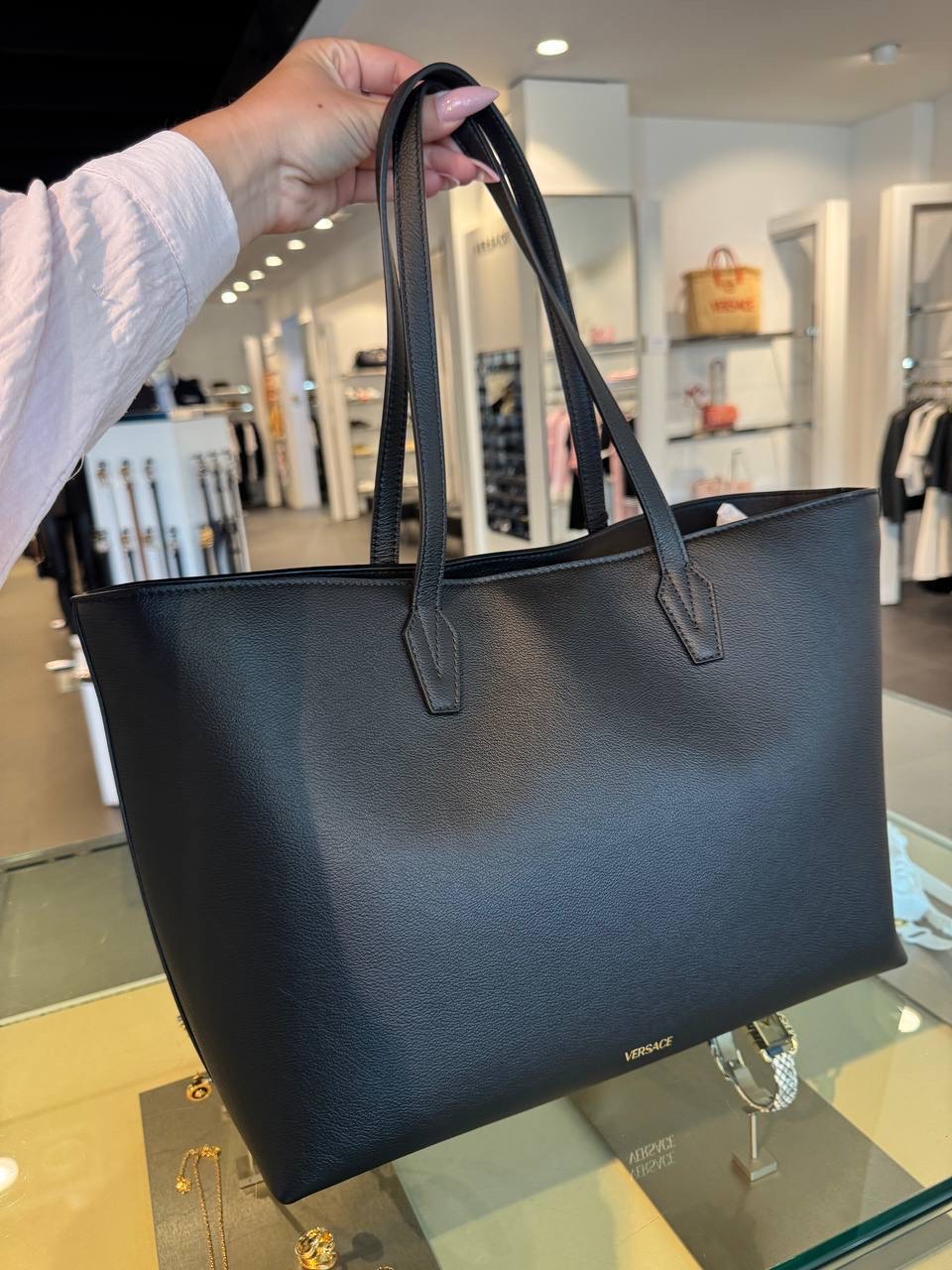 VERSACE Totes side view - Women's luxury Bags