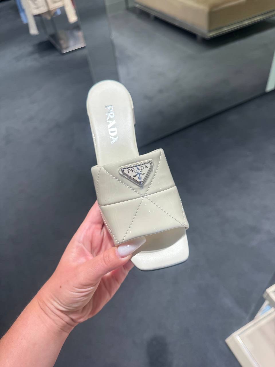 PRADA Sandals side view - Women's luxury Shoes