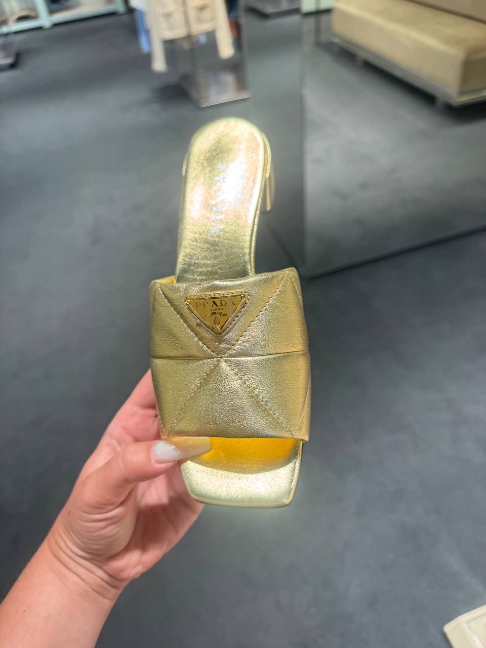 PRADA Sandals side view - Women's luxury Shoes