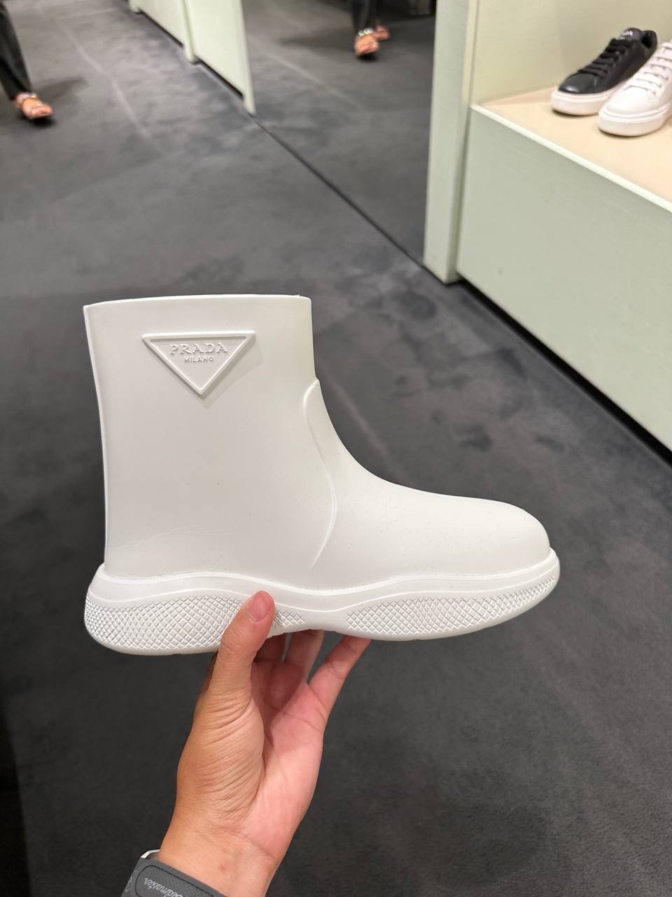 PRADA Boots front view - Women's luxury Shoes