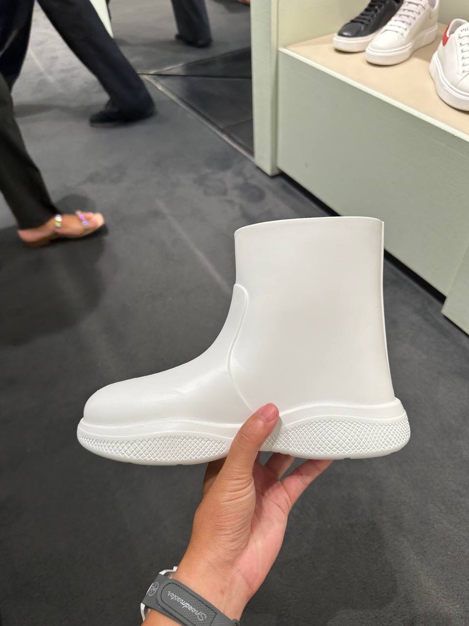 PRADA Boots side view - Women's luxury Shoes
