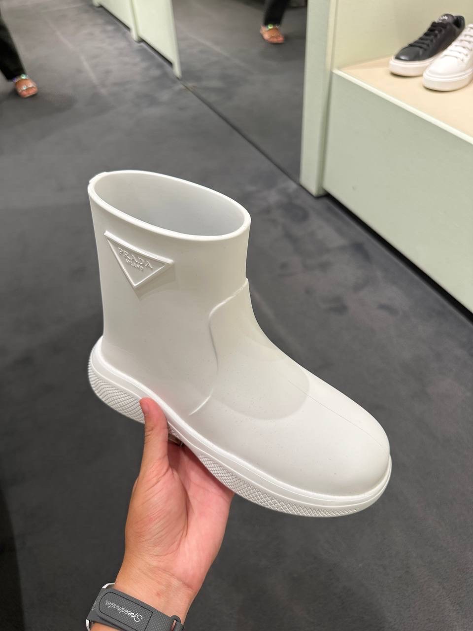 PRADA Boots side view - Women's luxury Shoes