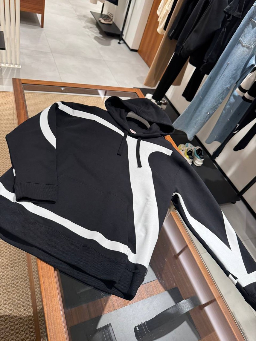 VALENTINO GARAVANI Hoodies side view - Men's luxury Clothes