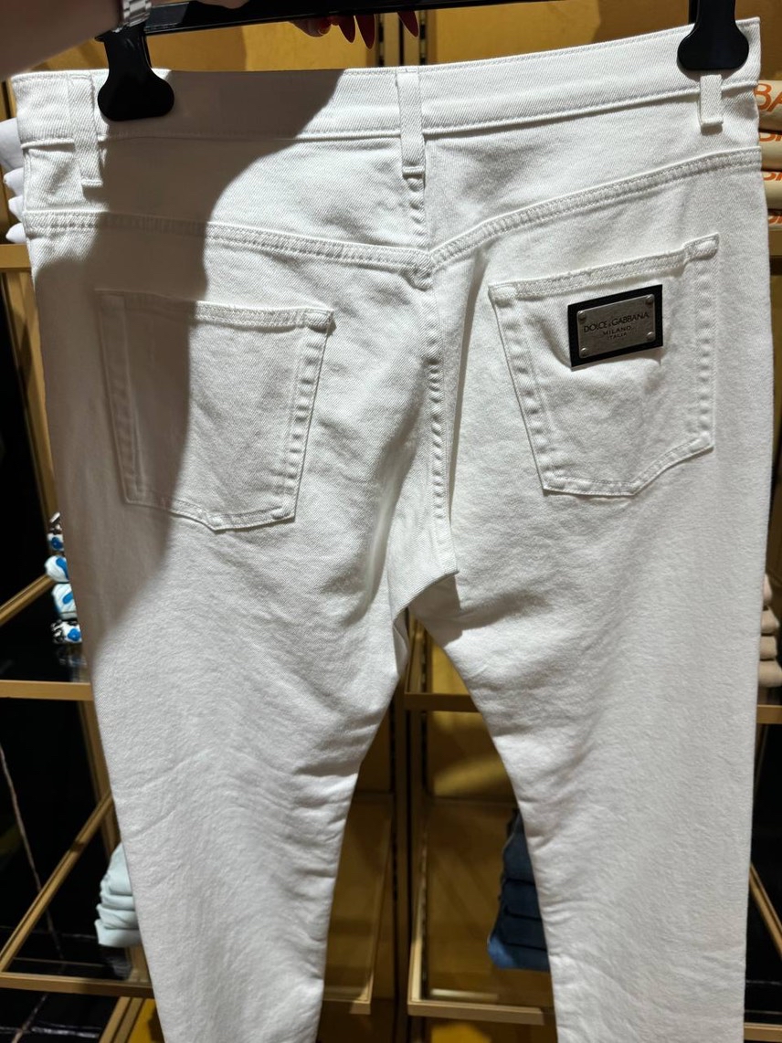 DOLCE & GABBANA Denim side view - Men's luxury Clothes