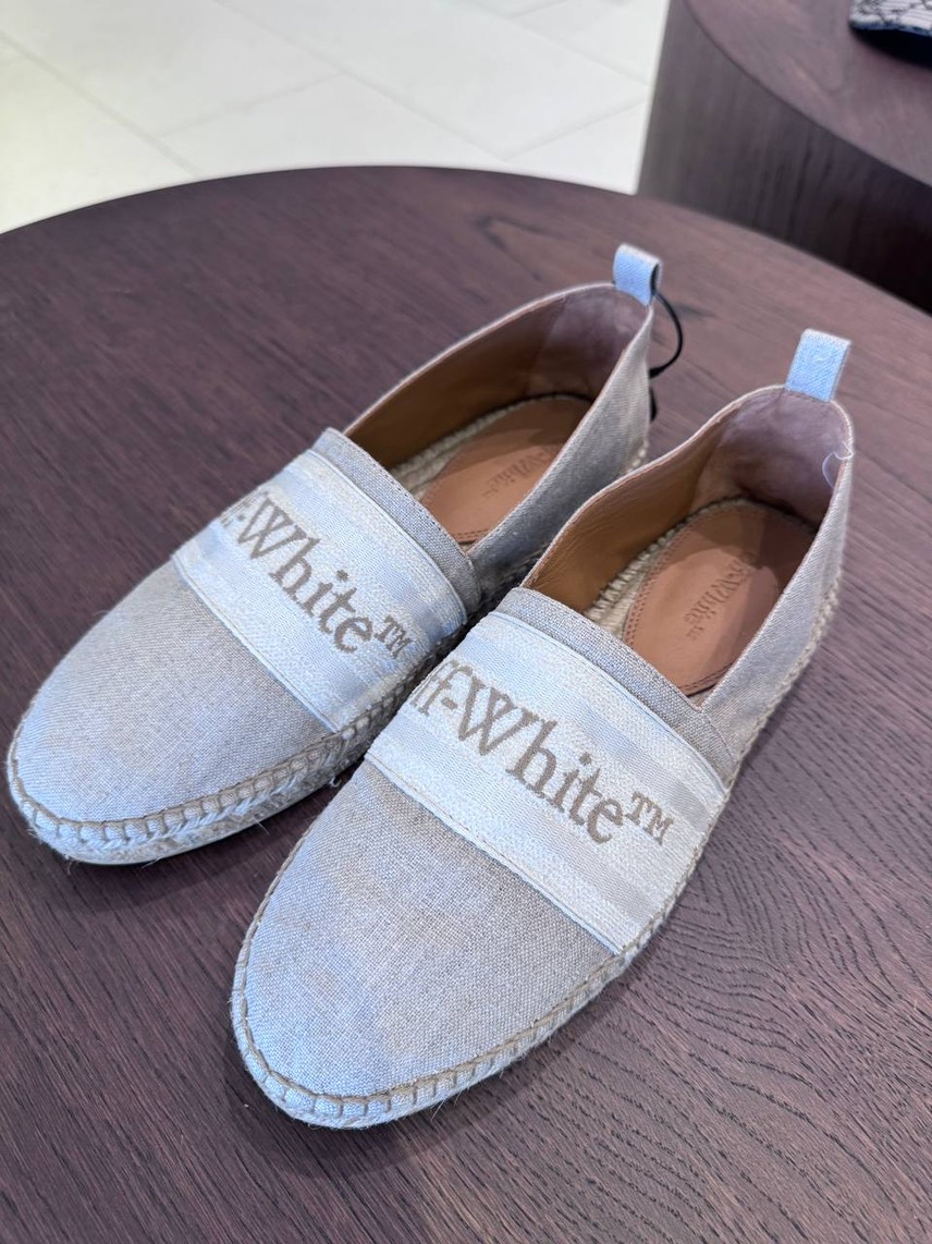 OFF-WHITE Espadrilles side view - Men's luxury Shoes