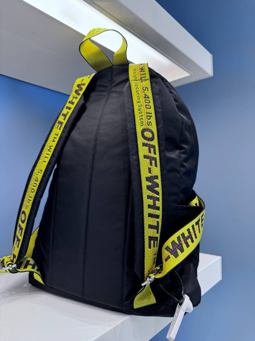 OFF-WHITE Backpack side view - Men's luxury Bags