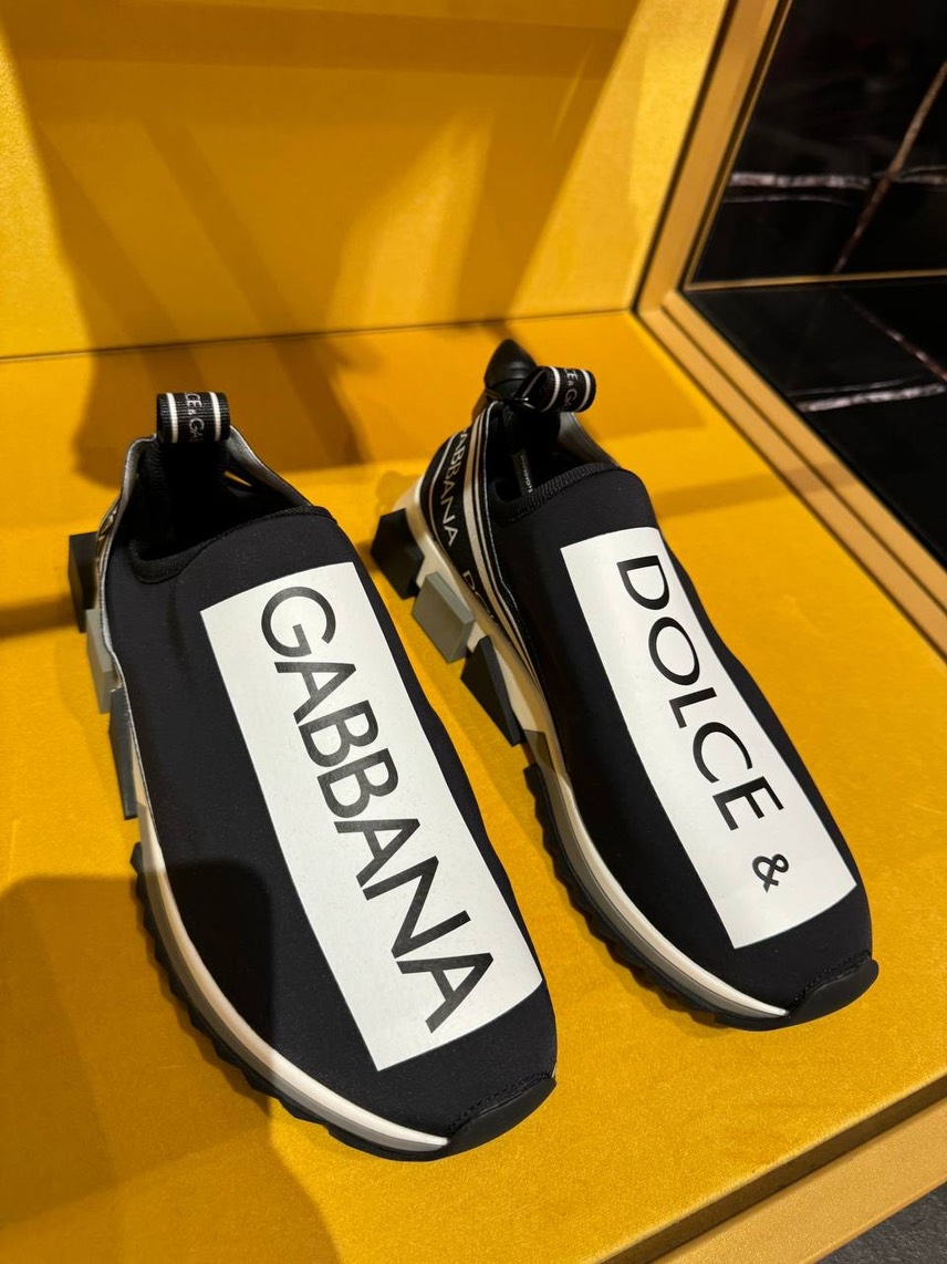 DOLCE & GABBANA Sneakers side view - Men's luxury Shoes