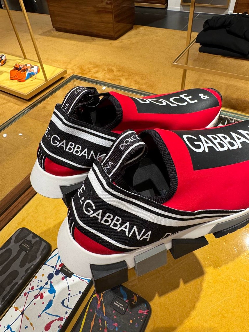 DOLCE & GABBANA Sneakers side view - Men's luxury Shoes