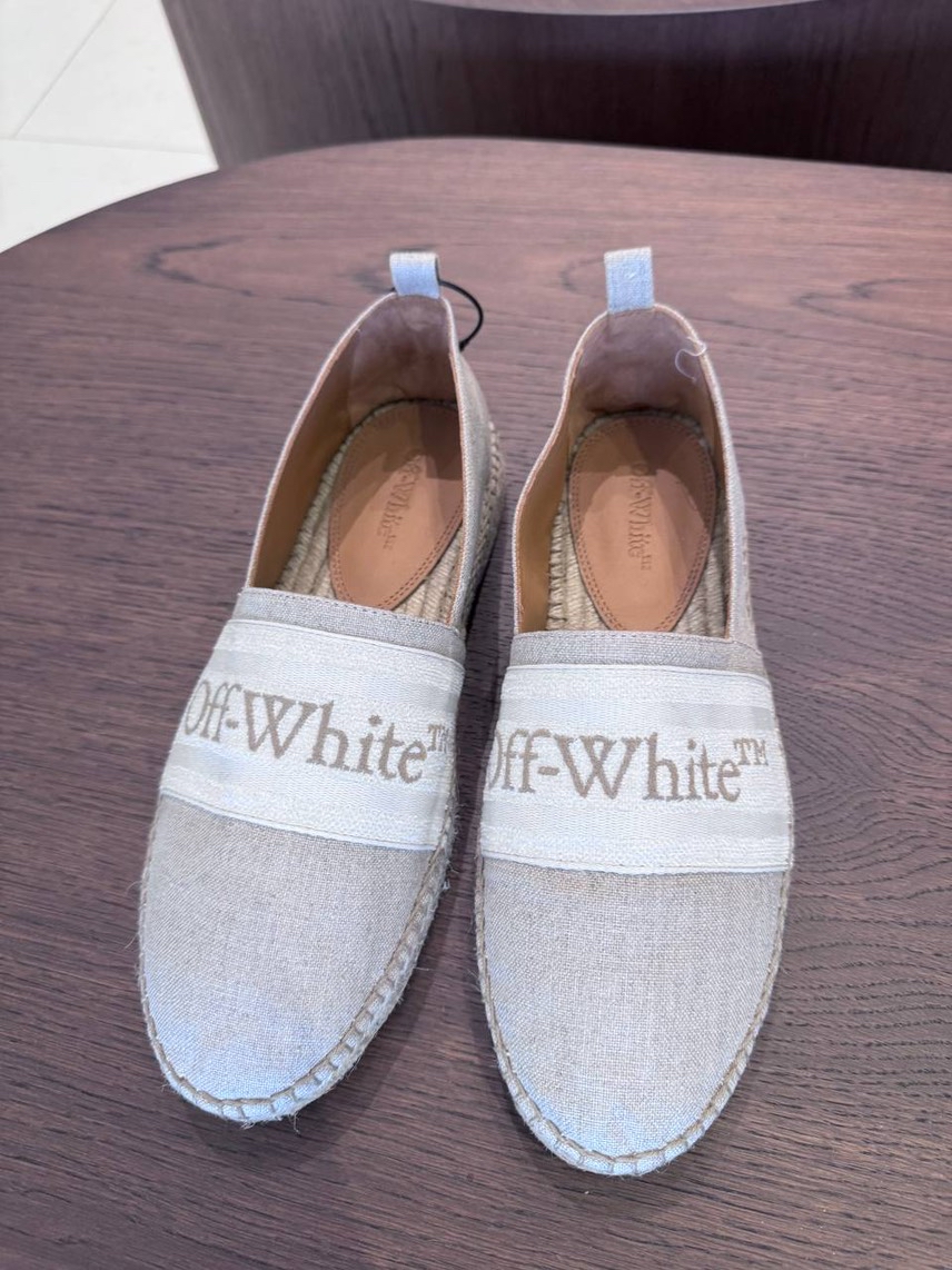 OFF-WHITE Espadrilles side view - Men's luxury Shoes
