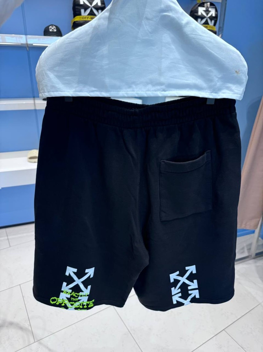 OFF-WHITE Shorts side view - Men's luxury Clothes