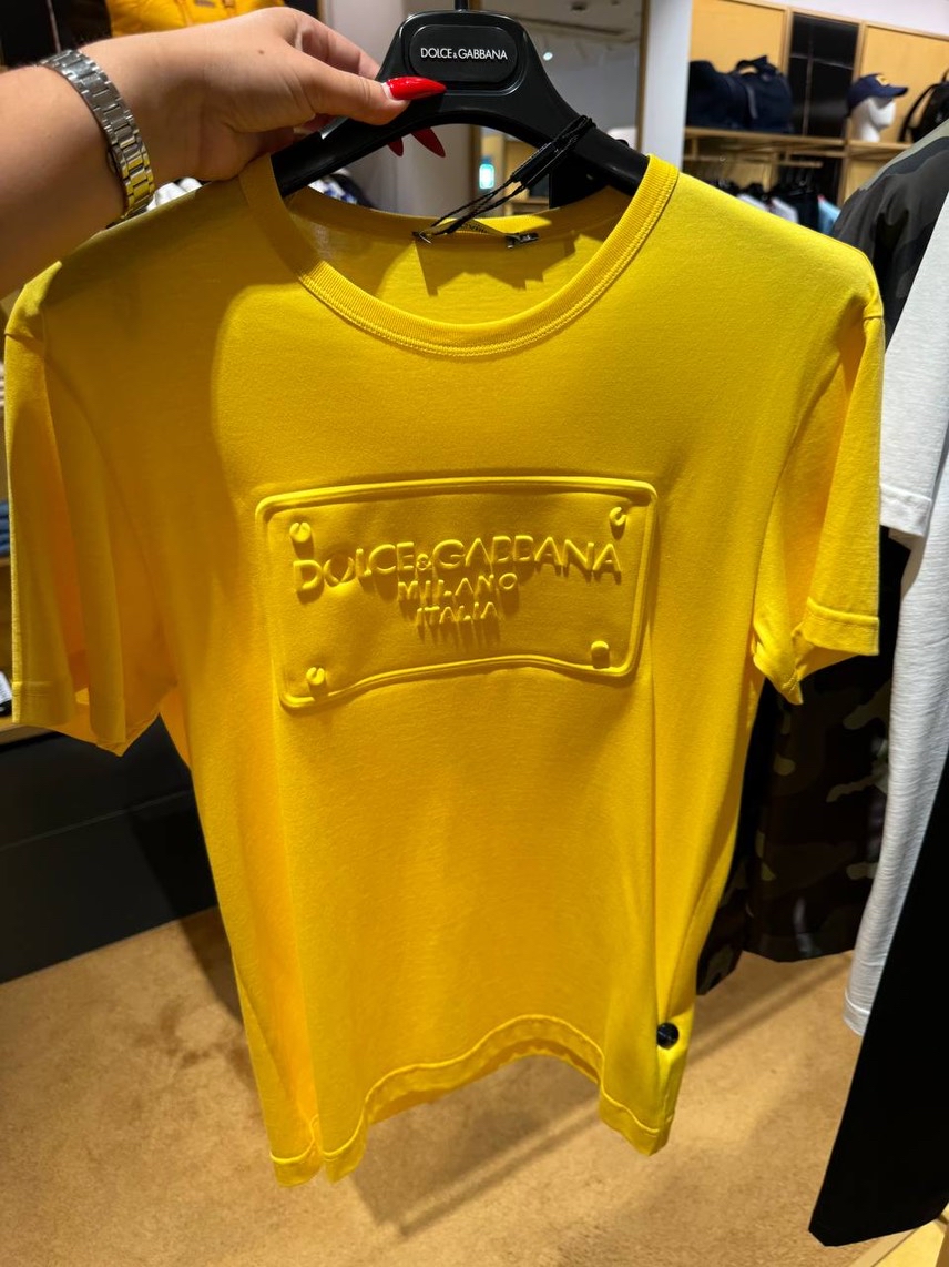 DOLCE & GABBANA T-shirt and Polo side view - Men's luxury Clothes