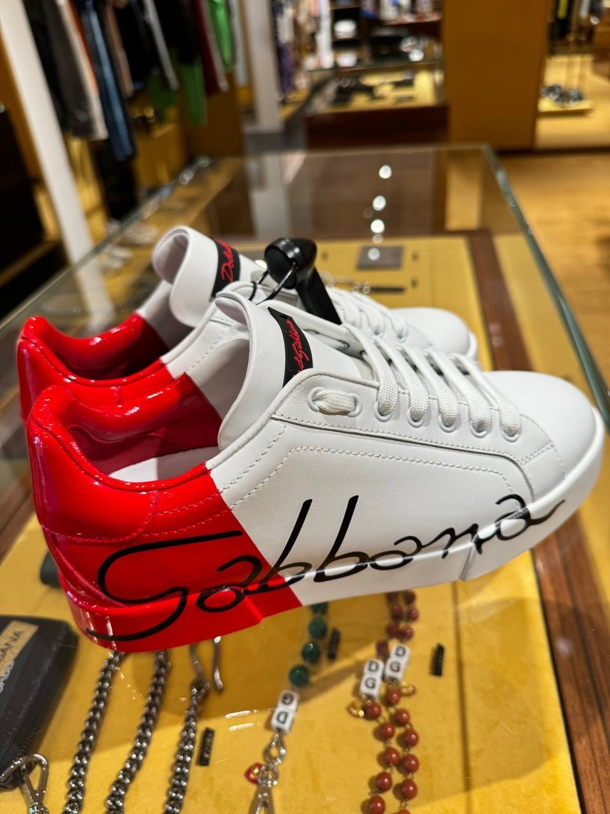 DOLCE & GABBANA Sneakers front view - Men's luxury Shoes