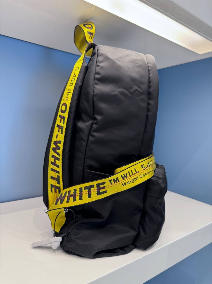 OFF-WHITE Backpack side view - Men's luxury Bags