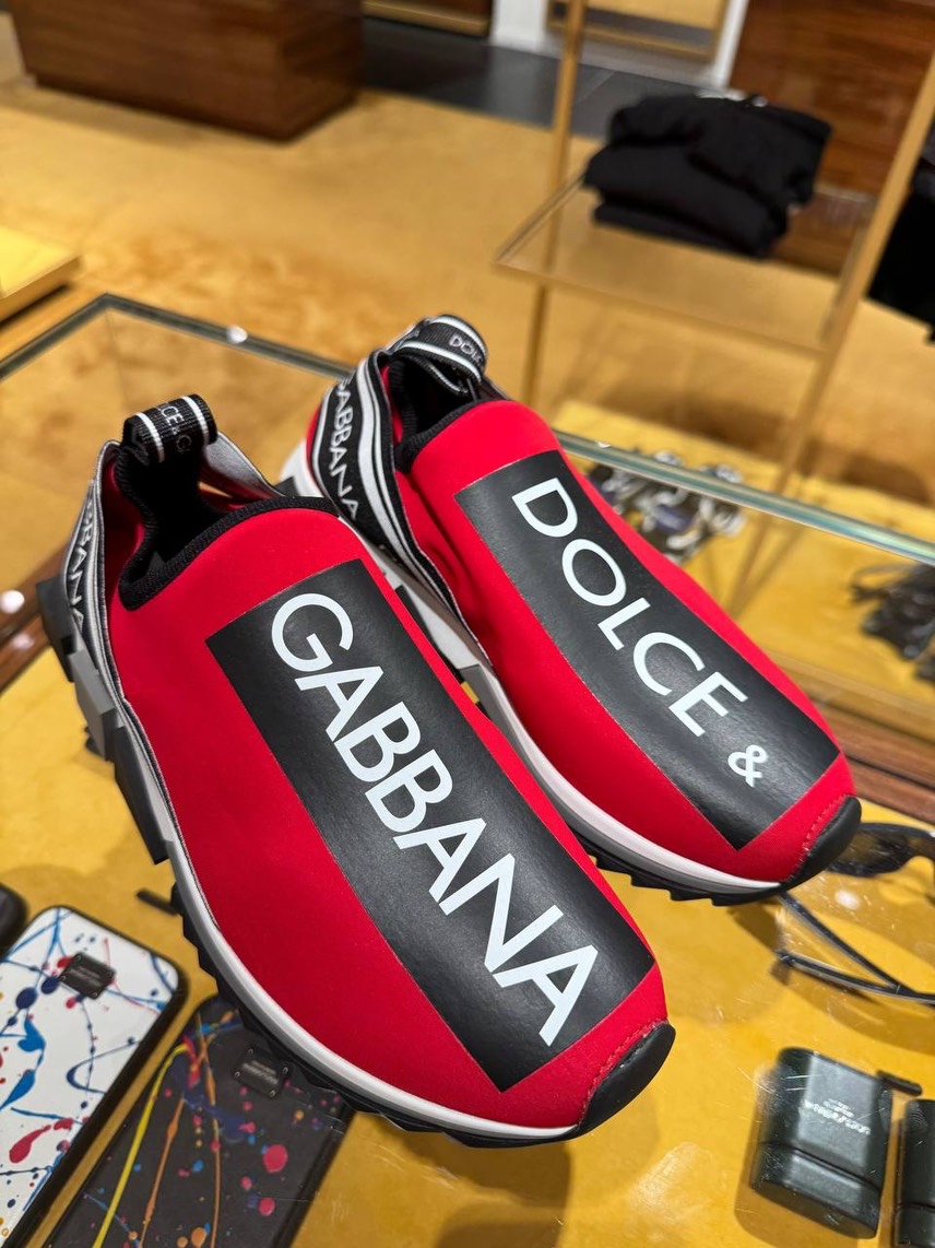 DOLCE & GABBANA Sneakers front view - Men's luxury Shoes