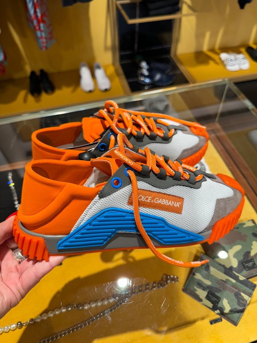 DOLCE & GABBANA Sneakers front view - Men's luxury Shoes