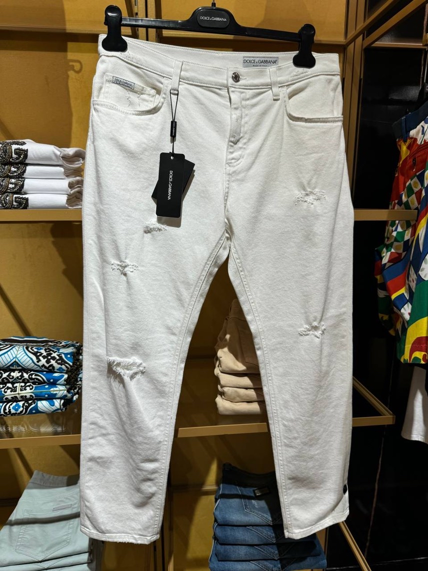 DOLCE & GABBANA Denim front view - Men's luxury Clothes