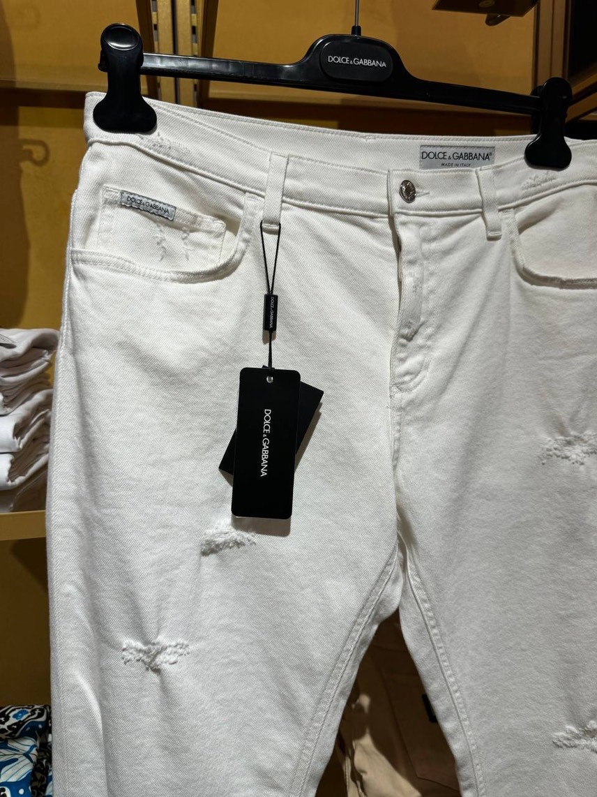 DOLCE & GABBANA Denim side view - Men's luxury Clothes