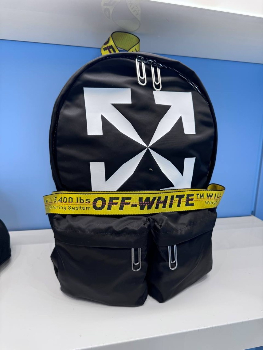OFF-WHITE Backpack front view - Men's luxury Bags
