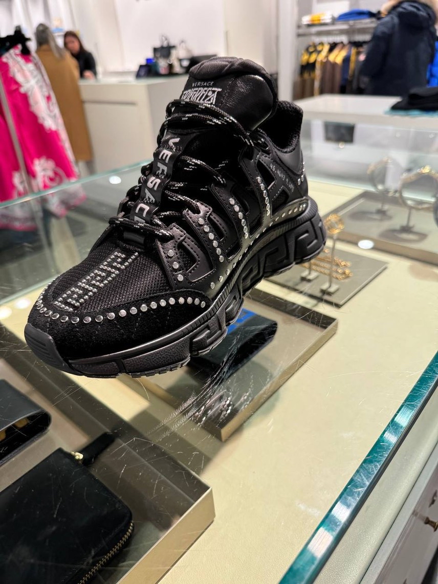 VERSACE Sneakers side view - Men's luxury Shoes