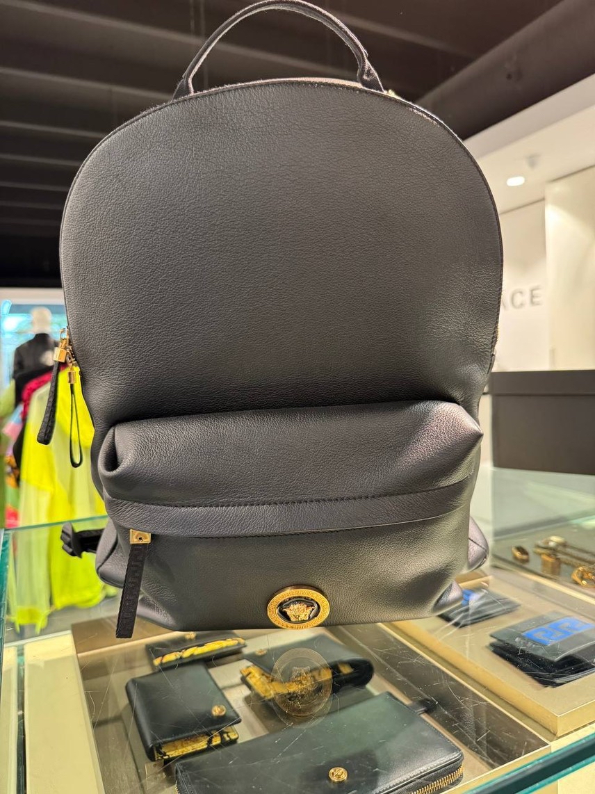 VERSACE Backpack side view - Men's luxury Bags
