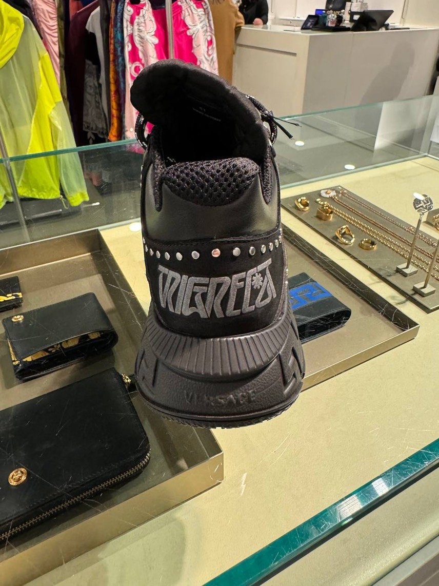 VERSACE Sneakers side view - Men's luxury Shoes