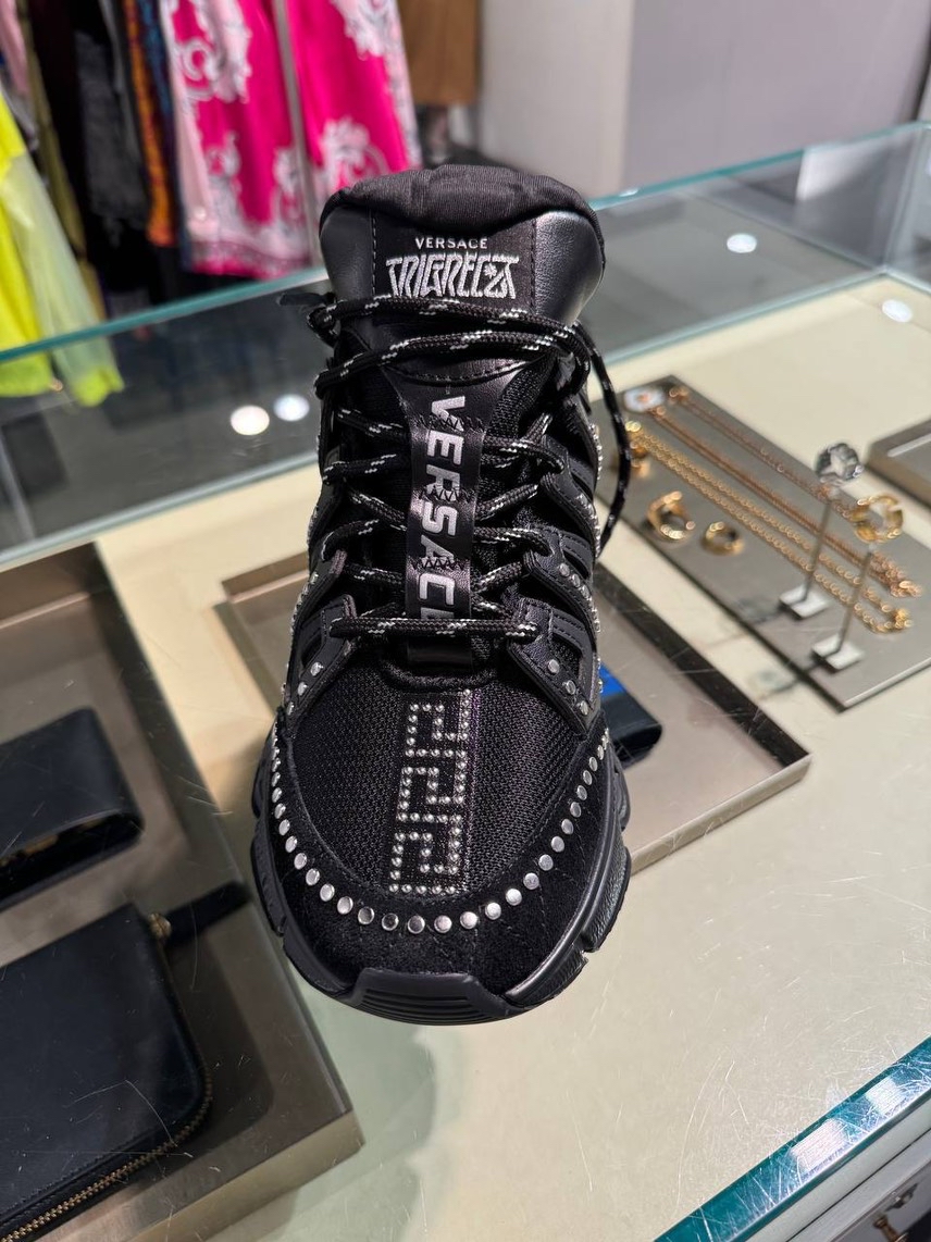 VERSACE Sneakers side view - Men's luxury Shoes