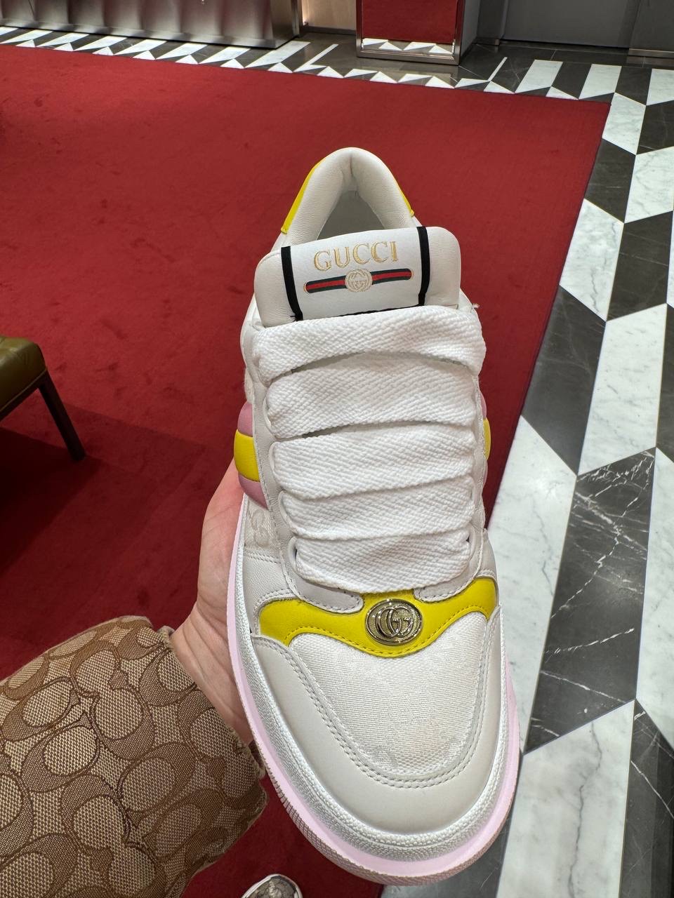 GUCCI Sneakers side view - Women's luxury Shoes