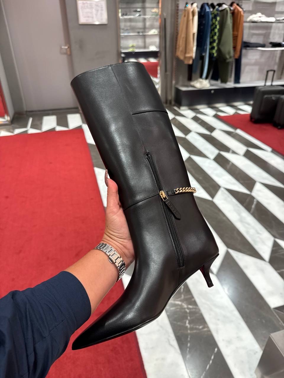 GUCCI Boots side view - Women luxury Shoes