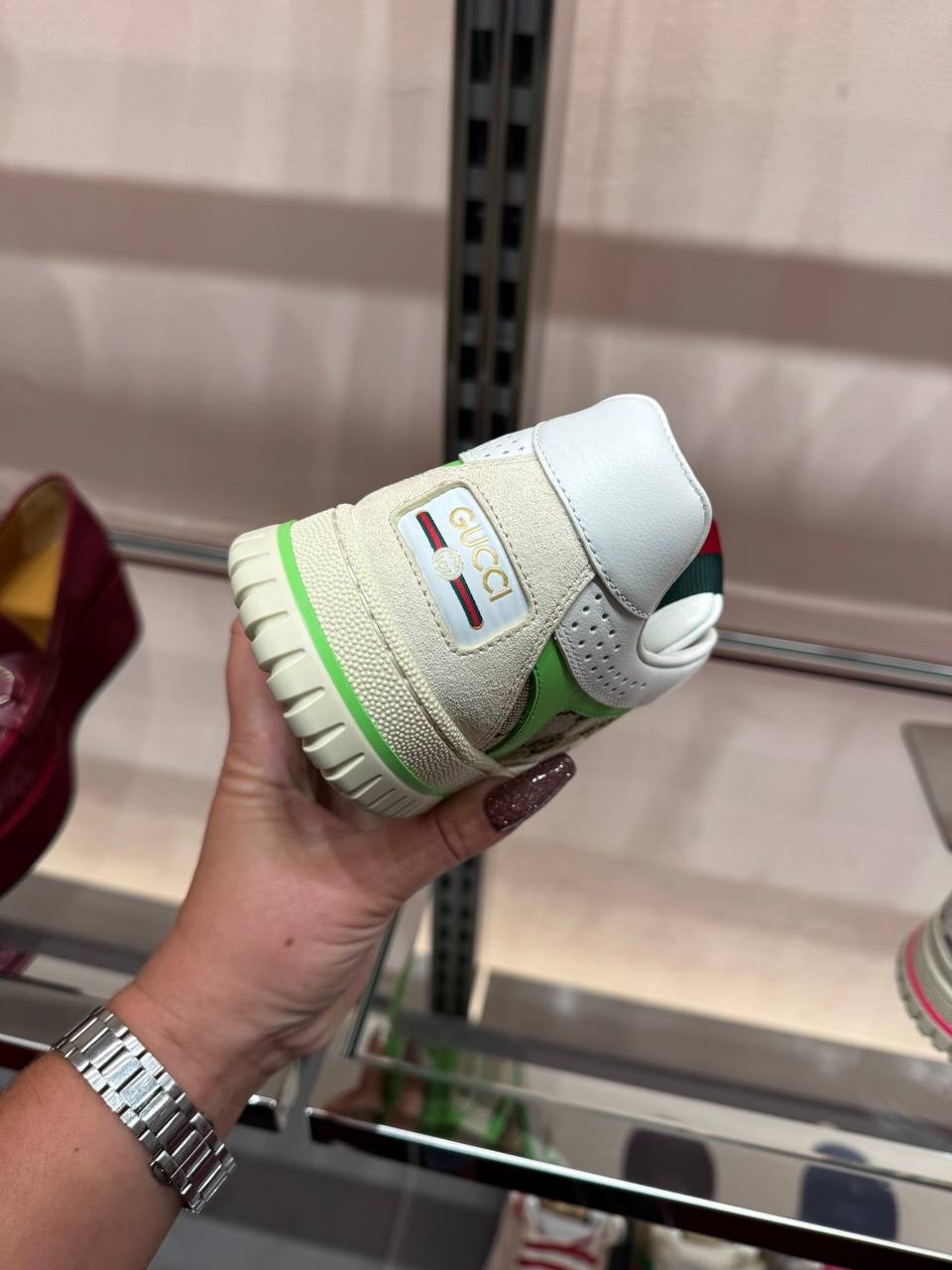 GUCCI Sneakers side view - Women luxury Shoes