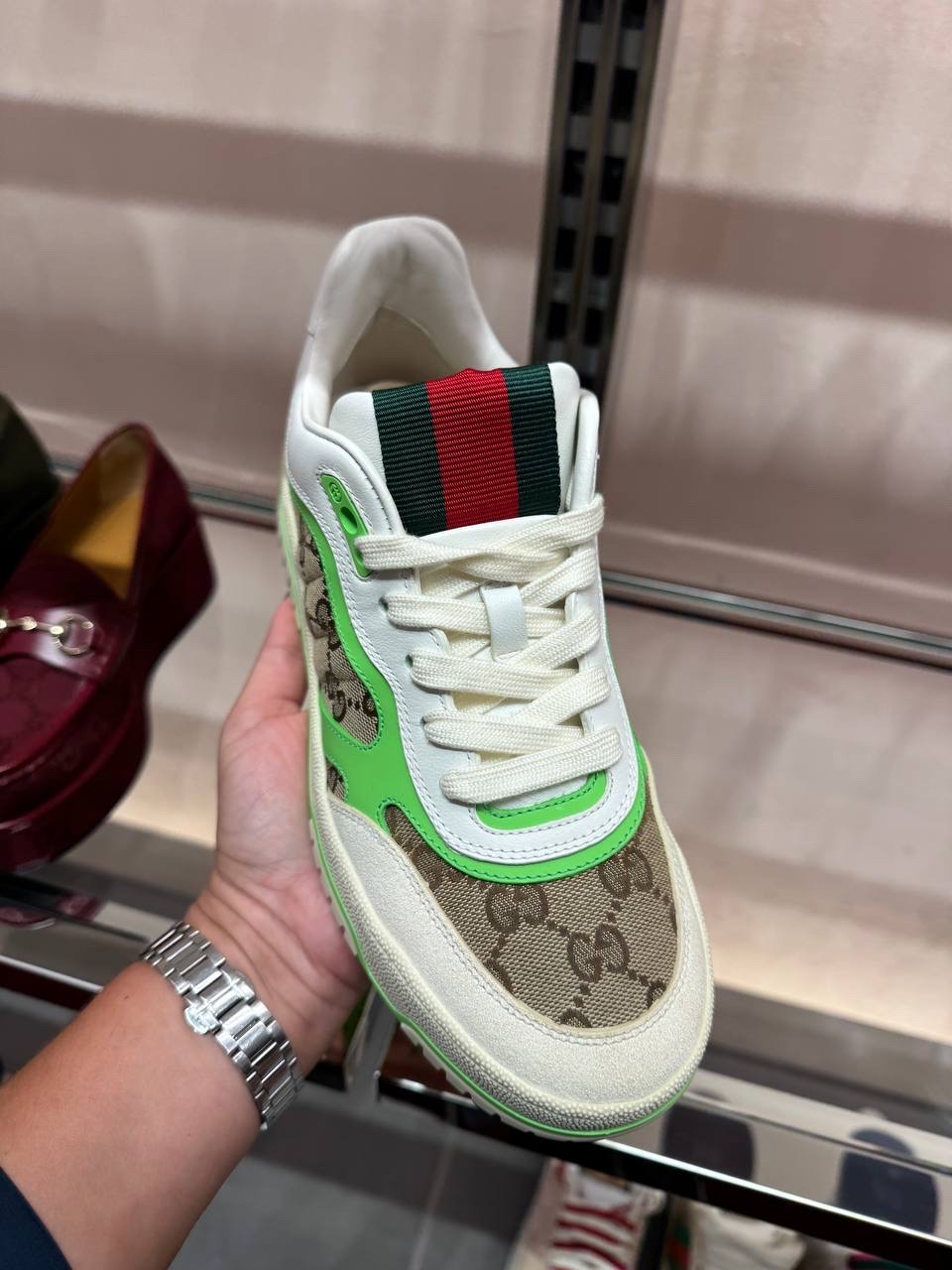 GUCCI Sneakers side view - Women luxury Shoes