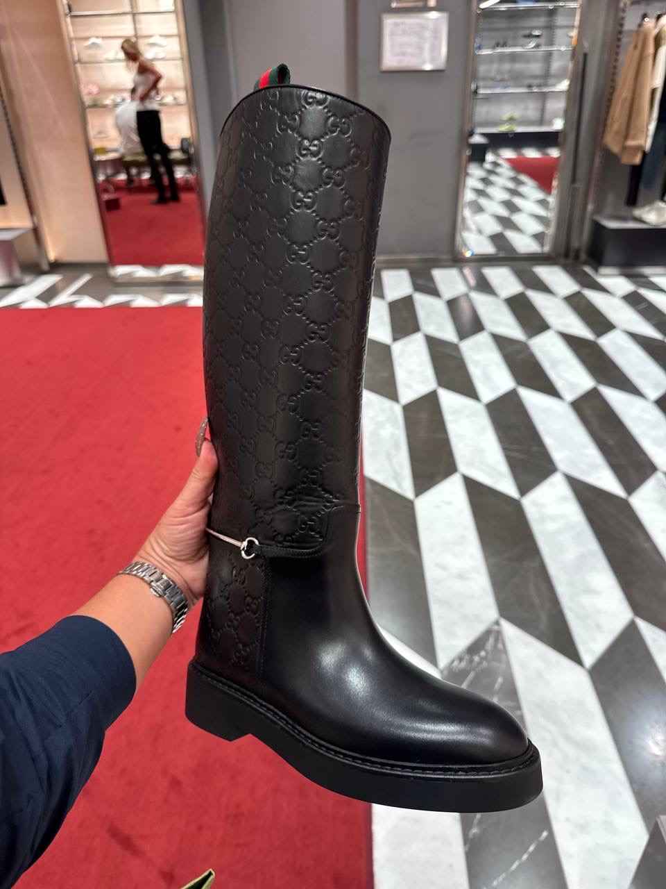 GUCCI Boots side view - Women luxury Shoes